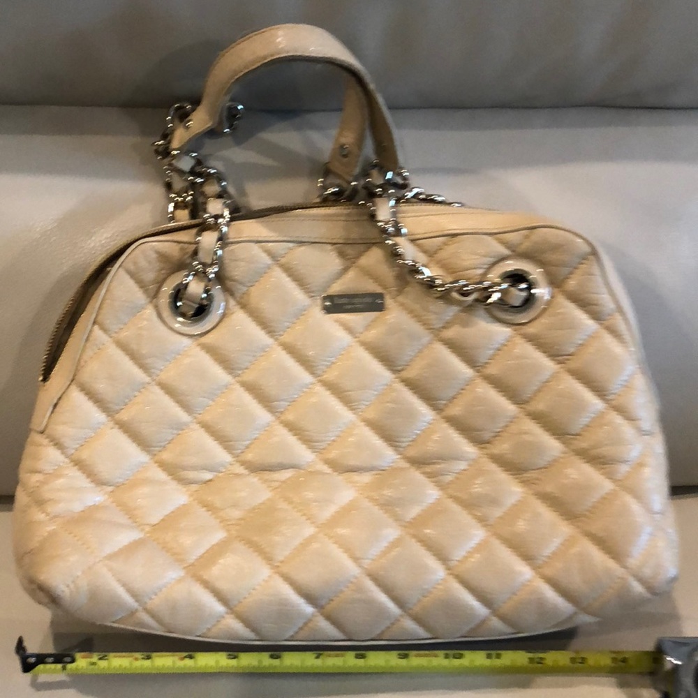 Kate Spade Quilted Cream Shoulder Bag